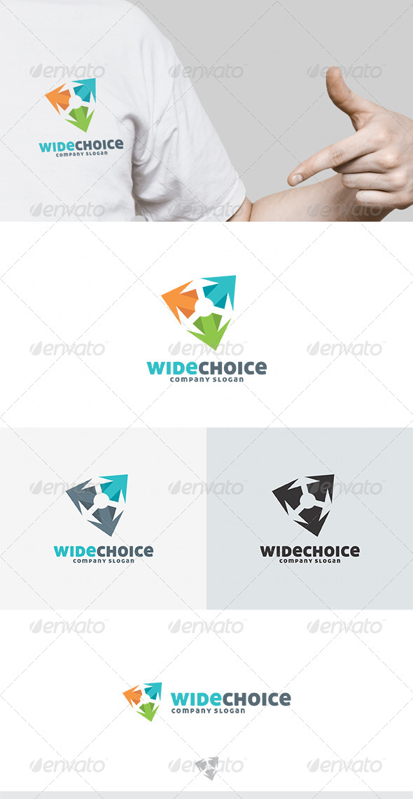 Wide Choice Logo - Vector Abstract