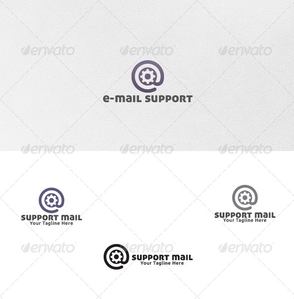 Support Mail - Logo Template - Symbols Logo Templates