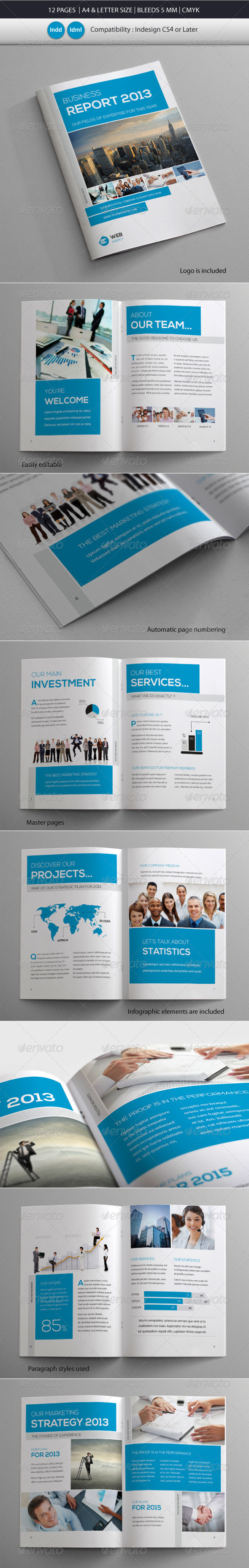 Coprorate & Business Brochure Report Template - Corporate Brochures