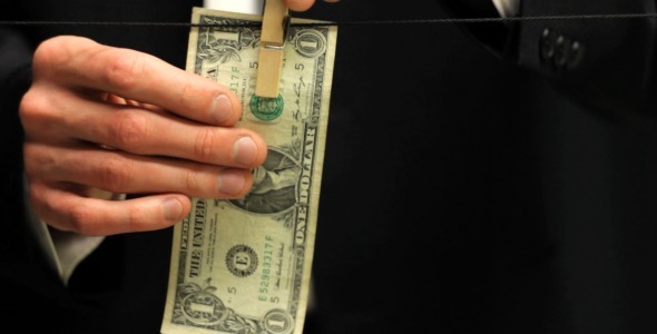 Businessman Laundering Dirty Money alt