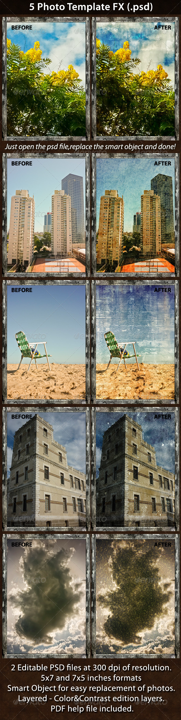 5 Photo Templates FX - Photo Templates Graphics