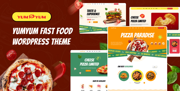 Yumyum - Fast Food Restaurant WordPress Theme