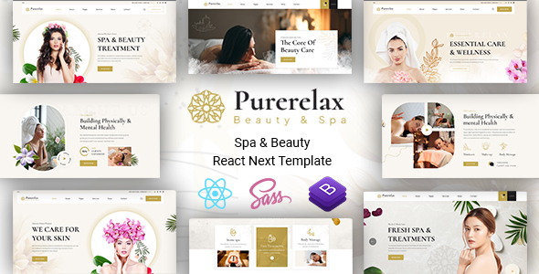 Purerelax - Beauty & Spa React Next Template