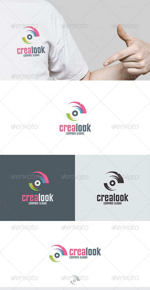 Crea Look Logo - Vector Abstract