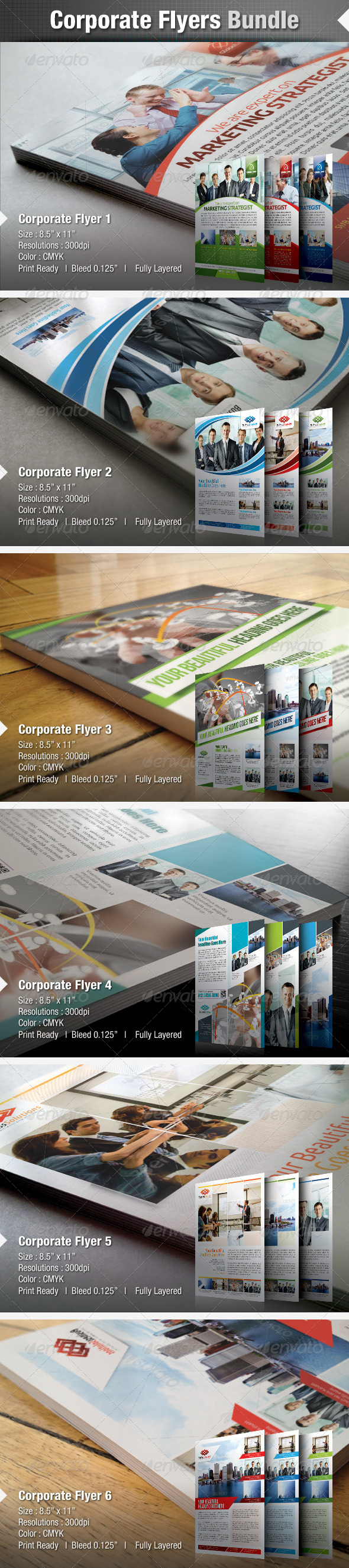 Corporate Business Flyer Bundle - Corporate Flyers