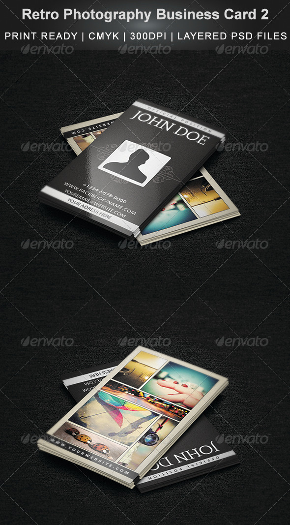 Retro Photography Business Card 2 - Creative Business Cards