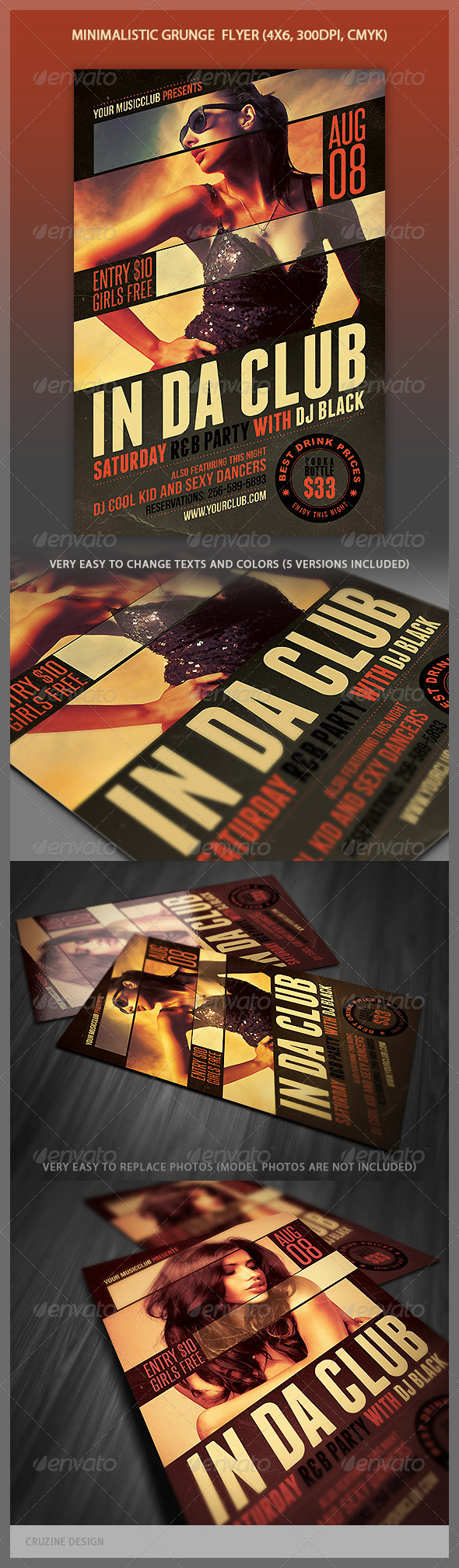 Minimalistic Party Flyer 3 - Events Flyers
