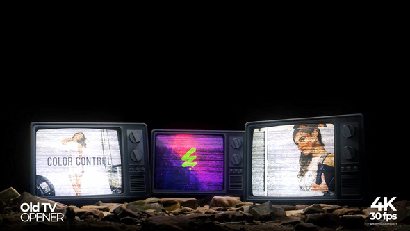 Old TV Opener Logo Openers template preview