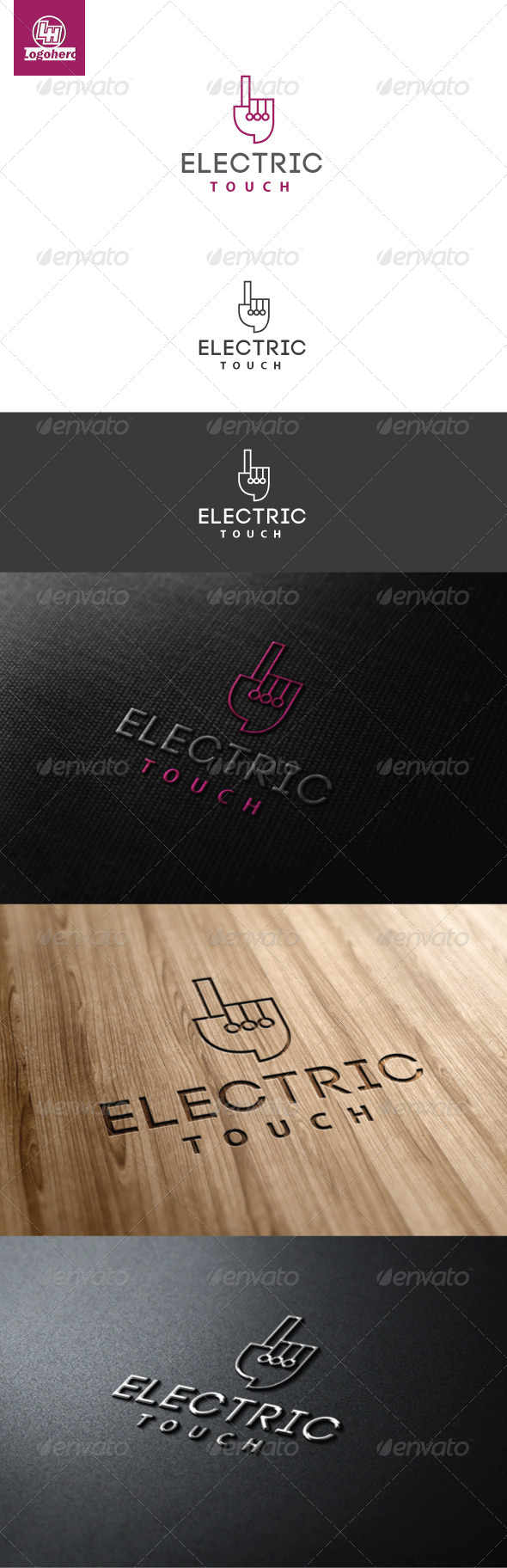 Electric Touch Logo Template - Symbols Logo Templates