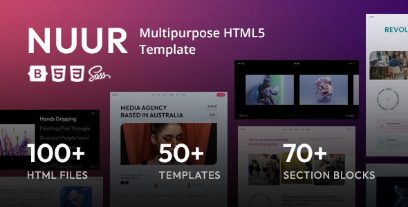 Nuur - Multipurpose HTML5 Template