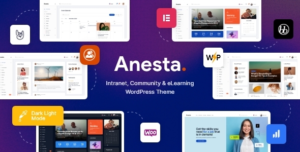 Anesta - Intranet, Extranet, Community and BuddyPress WordPress Theme