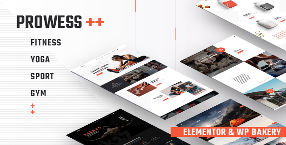 Prowess – Fitness and Gym WordPress Theme Nulled
