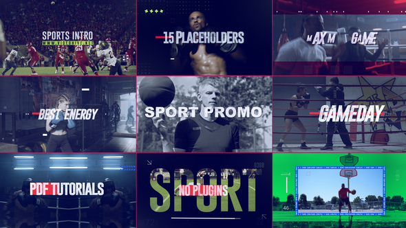 Sport Intro Openers template preview