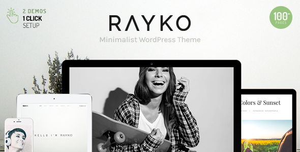 Rayko - Minimal Multi-Concept WordPress Theme