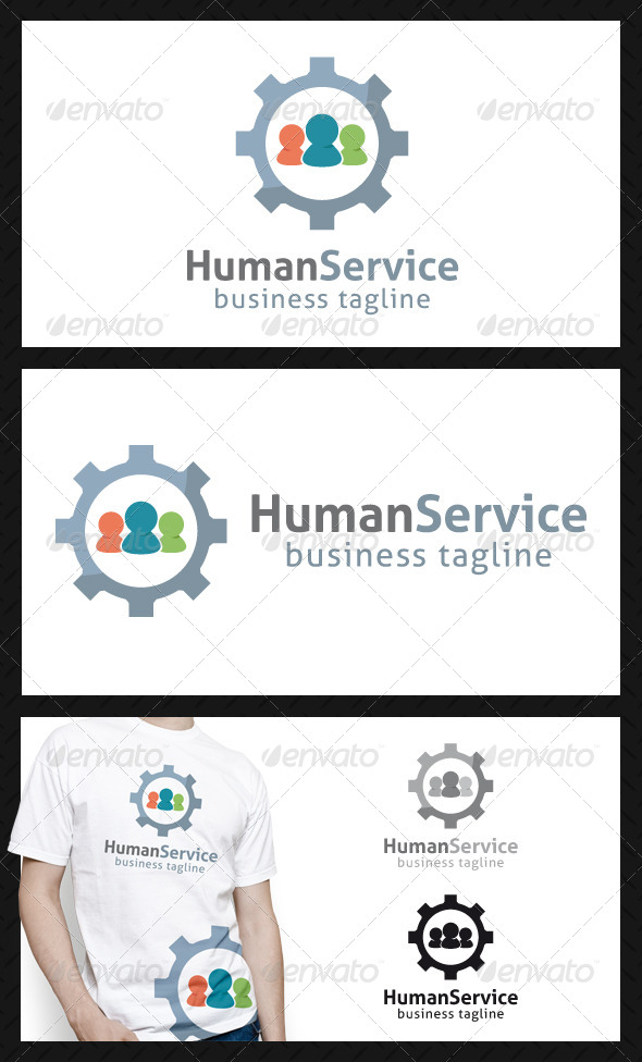 Human Service Logo Template - Humans Logo Templates