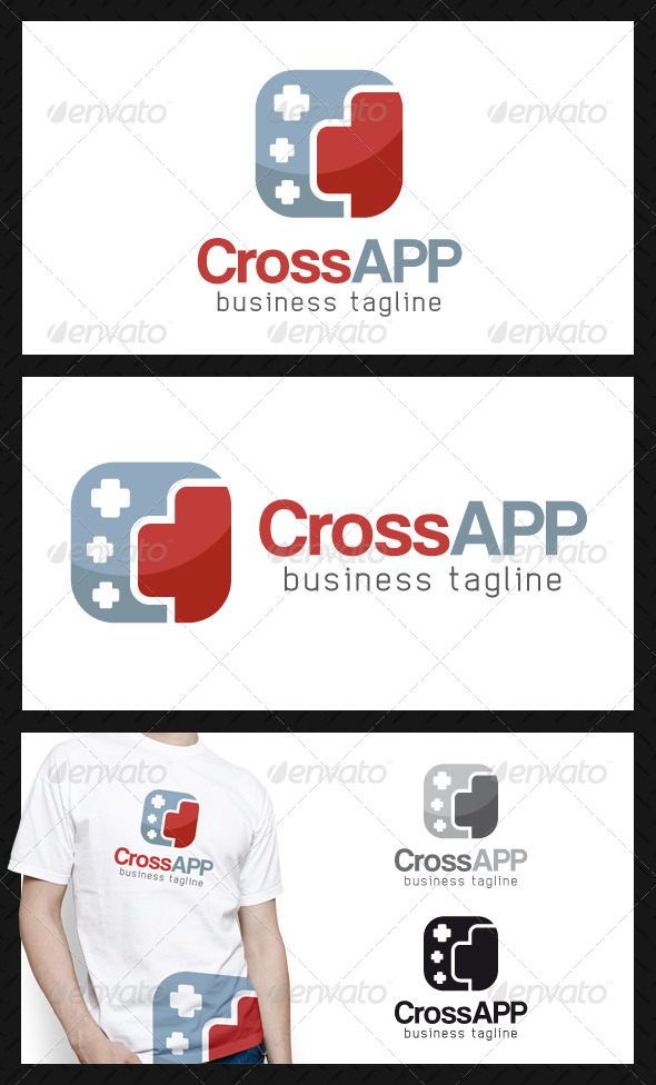 Red Cross App Logo Template - Objects Logo Templates
