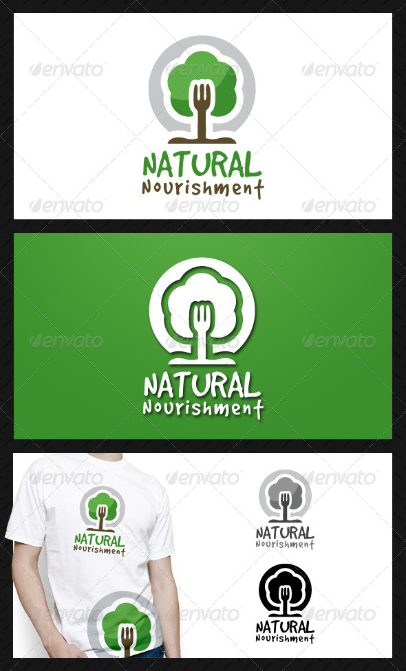 Natural Food Logo Template - Food Logo Templates