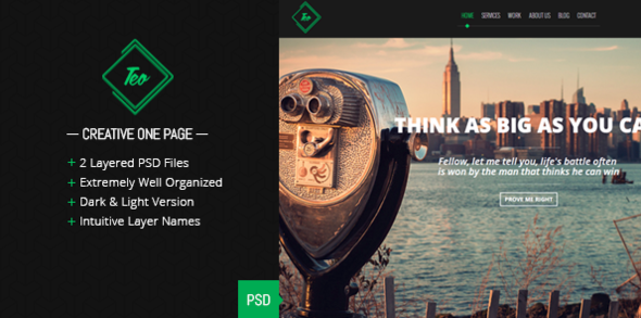 Teo - Single - ThemeForest 4258018