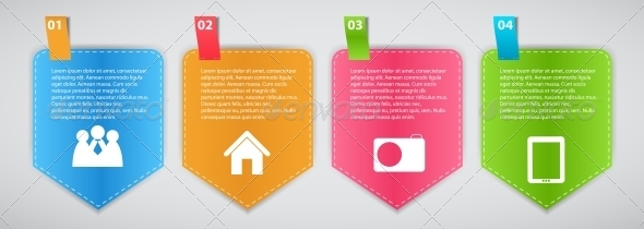 Infographic Template Business Vector Illustration - Web Technology