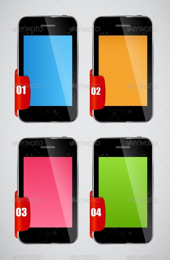 Infographic Template Business Vector Illustration - Web Technology