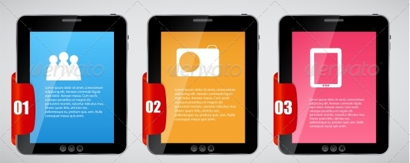 Infographic Template Business Vector Illustration - Web Technology