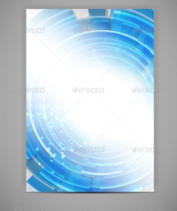 Business Blank Template Vector Illustration - Backgrounds Decorative