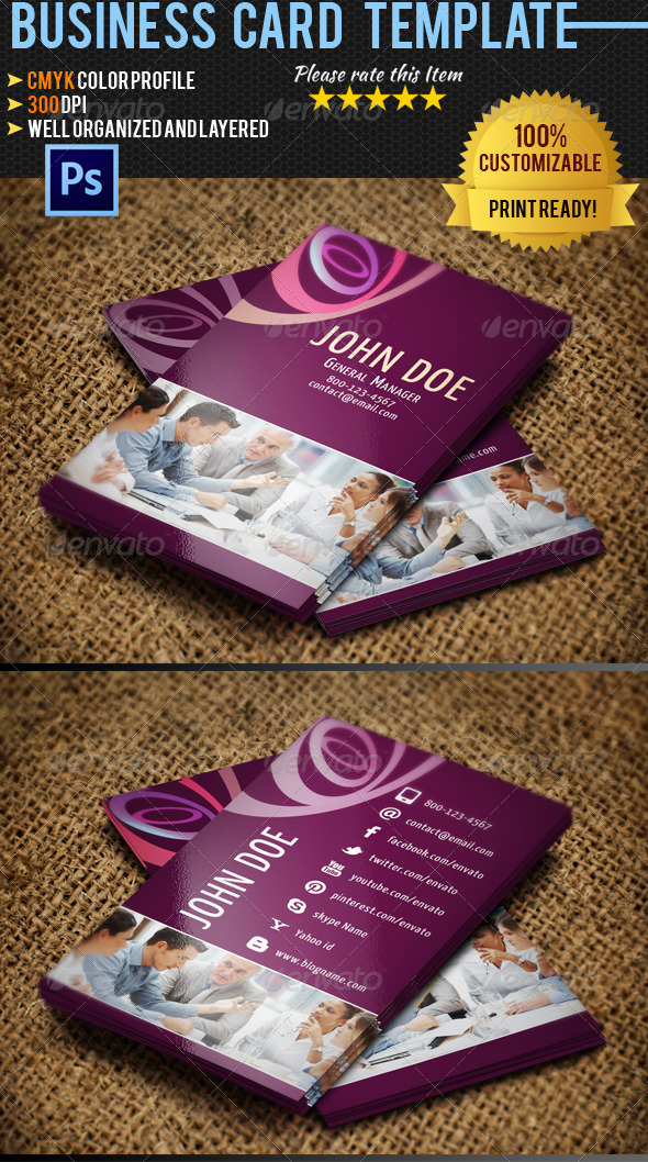 Corporate Business Card 024 - Corporate Business Cards