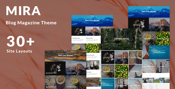 Mira - A Photo Stories Blog WordPress Theme