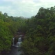 Flying to Tropical Waterfall - VideoHive Item for Sale