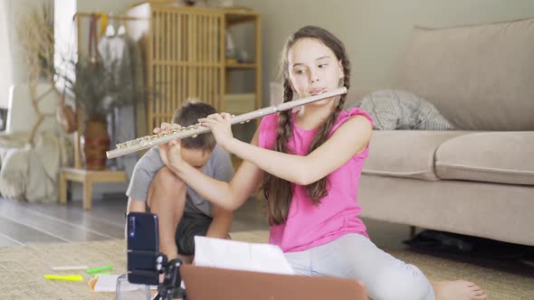 Children Spending Time Together at Home