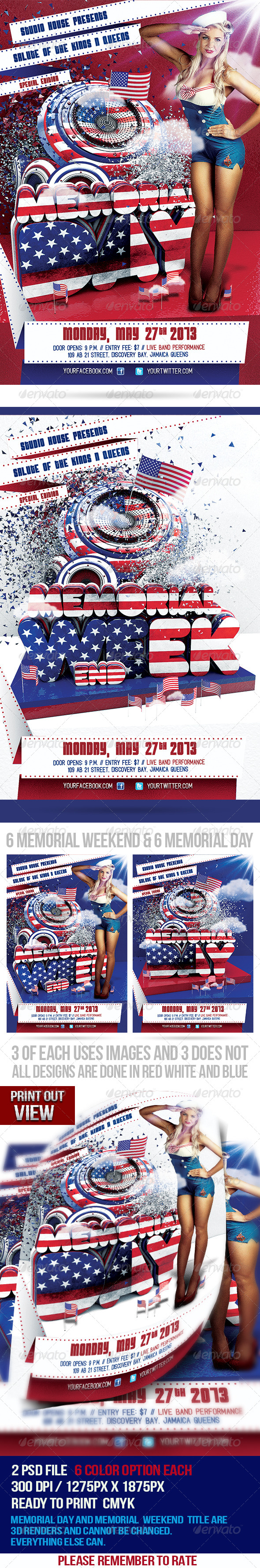 Memorial Day Salute - Holidays Events