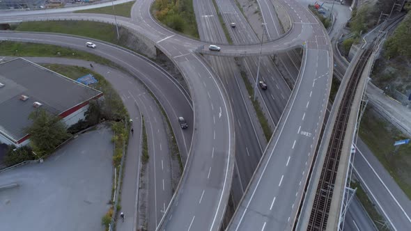 Aerial View of Interchange Elevated Road