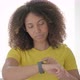 African Woman using Smart Watch - VideoHive Item for Sale