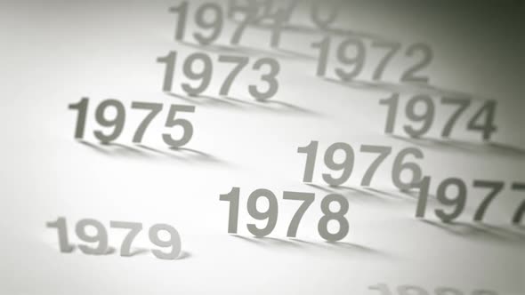 Simple Timeline Concept Animation: 1970s, 1980s and 1990s alt