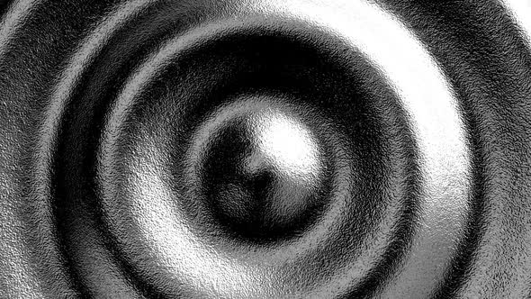 Moving Circles Metal Looped Abstract Digital Animation with Displaced Noise alt