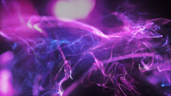 Colorful Fluid Particles Background Loop