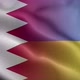 Ukraine Bahrain Flag Loop Background 4K - VideoHive Item for Sale