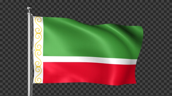 Chechen Repub Lic Flag alt