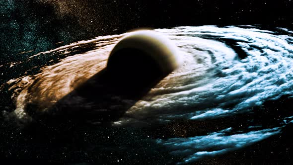 The formation of planet from clouds of gas, Motion Graphics | VideoHive