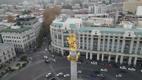 Georgia Travel Rustaveli Avenue and Freedom Square