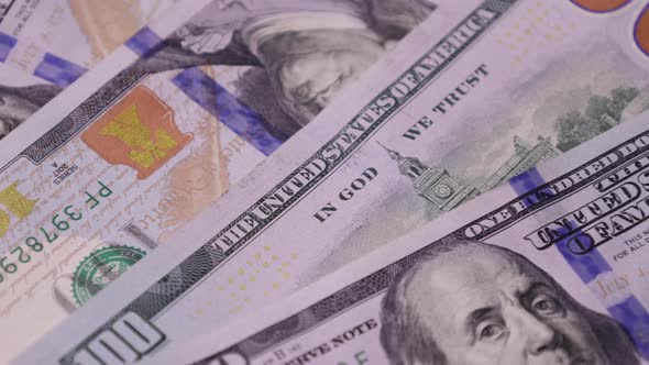 Cash Money New One Hundred US Dollar Bills alt