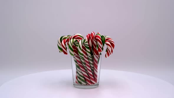 Christmas candy cane caramels