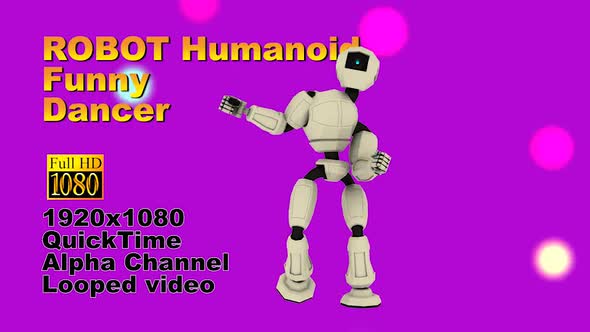 Sport Dancing Robot Person
