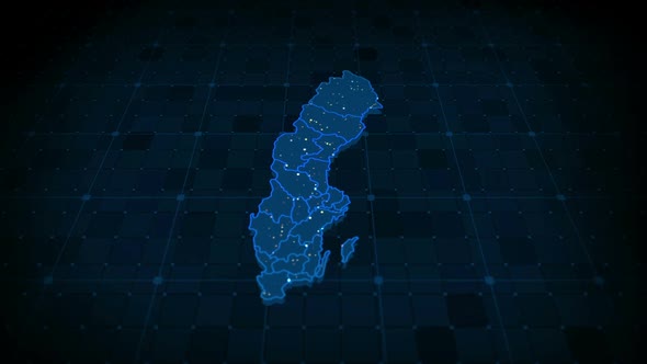 Sweden Map Hd alt