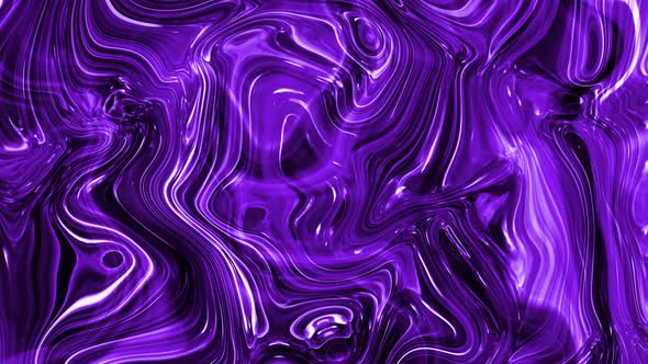 Abstract Purple Color Marble Liquid Animated Background