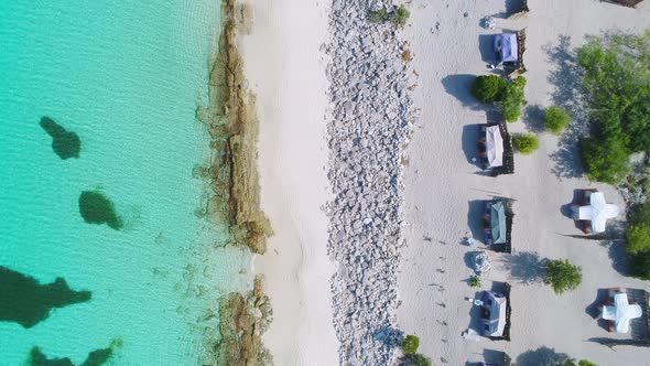 Directly above Eco Del Mar beach camping, Pedernales. Dominican Republic alt