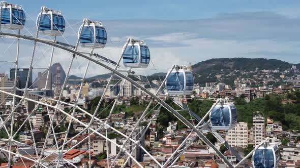 Rio de Janeiro Brazil. Major ferris wheel of Latin America. alt