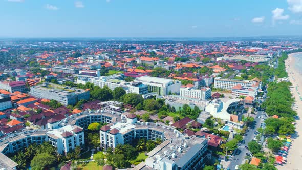 Flight Overlooking the City of Bali on the Indian Ocean 30 alt