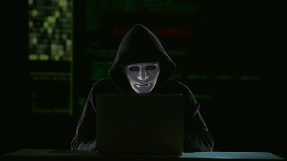 Male Hacker Making Fatal Mistake and His Personal Data Is Declassified Failure alt