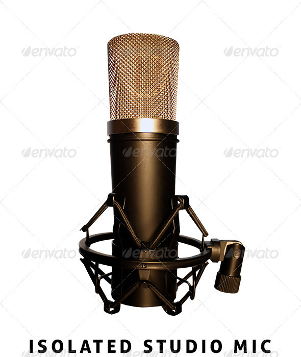 Isolated Studio Mic - Isolated Objects